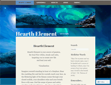 Tablet Screenshot of hearthelement.com
